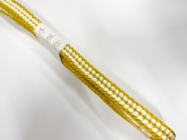 未使用品　正絹　手組帯締め